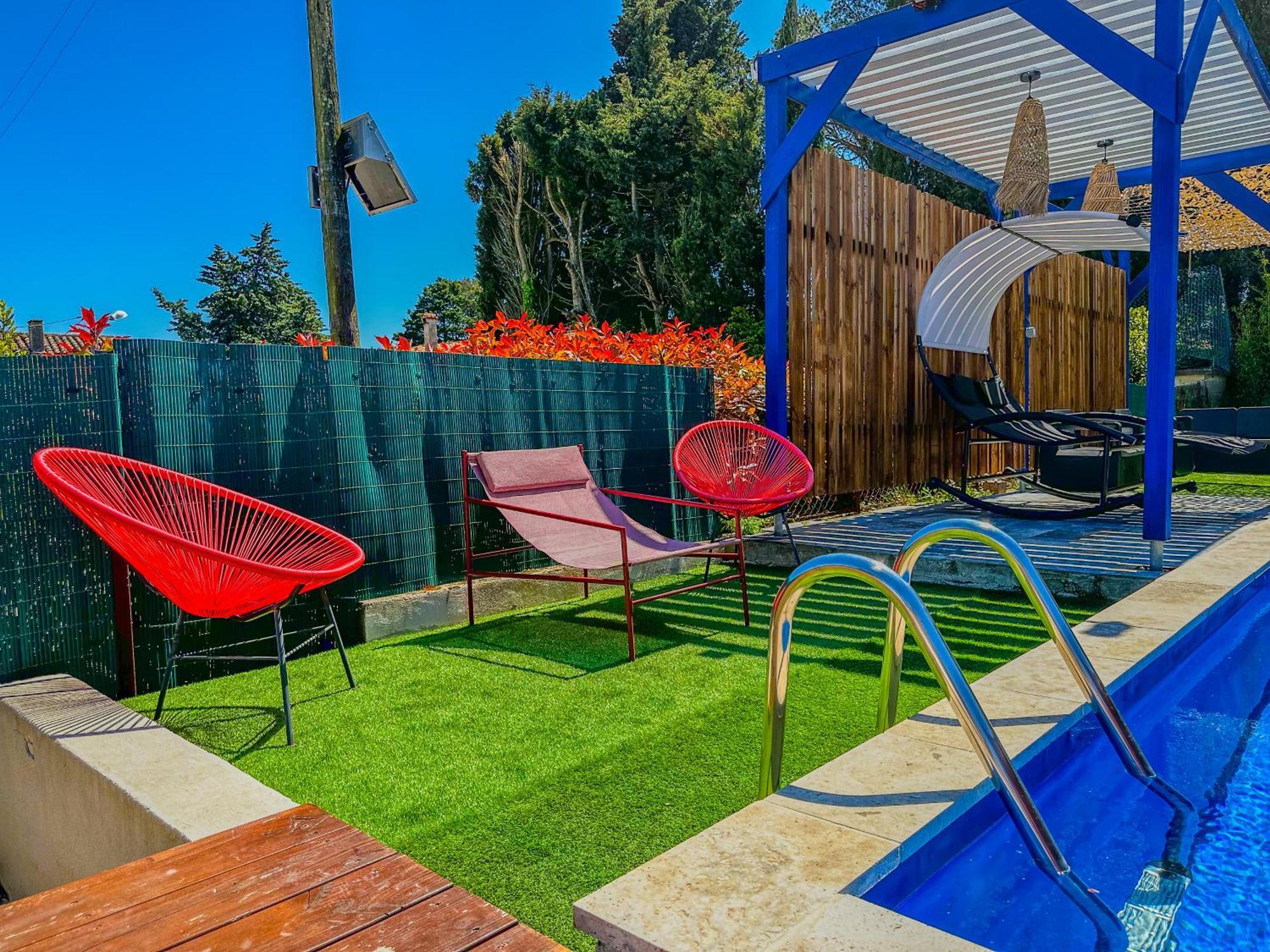 Loft Modern Avec Jardin Piscine Et Pool House Villa Lavalette ภายนอก รูปภาพ